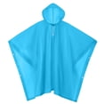thumbnail image 6 of Kilaqueen Reusable EVA Rain Poncho with Drawstring Hood Lightweight Waterproof Raincoat for Adults Unisex Long Rain Cape for Hiking Camping, 6 of 6