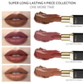 thumbnail image 2 of Khasana Lipstick Set. Long Lasting Lip color, 4 Piece Gift Set. Moisturizing Formula, Infused with Vitamin E and Vitamin C. Multi Finish Lip Makeup, Cream Gloss & Matte. Pack of 4., 2 of 5
