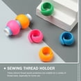 thumbnail image 4 of OFFIGAM 48pcs Thread Holder Organizer Silicone Assorted Color for Protect Threads at Home Use, 4 of 8