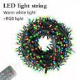 thumbnail image 1 of Color Changing Christmas String Lights Outdoor Indoor, 34ft Warm White Multi Color Fairy Lights, End To End Connectable, Waterproof Christmas Tree Lig, 1 of 4
