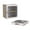 White, variant on 1-Piece Foldable Cabinet, Storage Box with Anti-Slip Design, Easy to DIY Home Storage Container with Door