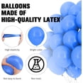 thumbnail image 3 of Navy Blue Balloon Garland Kit Birthday Balloons 120pcs, 3 of 7