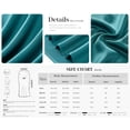 thumbnail image 6 of PRETTYGARDEN Womens Satin Skirt Summer Silk Business Casual High Waisted A Line Flowy Work Wedding Cocktail Midi Skirts, 6 of 8
