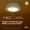 thumbnail image 2 of GE Cync Reveal 3in Puck HD+ Smart LED Under Cabinet Puck Lights, Color Changing, 3pk, 2 of 10