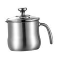 thumbnail image 3 of Cacerola antiadherente con tapa, olla para fideos, mini olla de acero inoxidable resistente a los arañazos, olla para sopa, olla para hotel, casa de, 3 of 8
