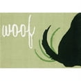 thumbnail image 2 of Liora Manne Woof Indoor Outdoor Area Rug Green 80% Polyester Hand Tufted, 2 of 2