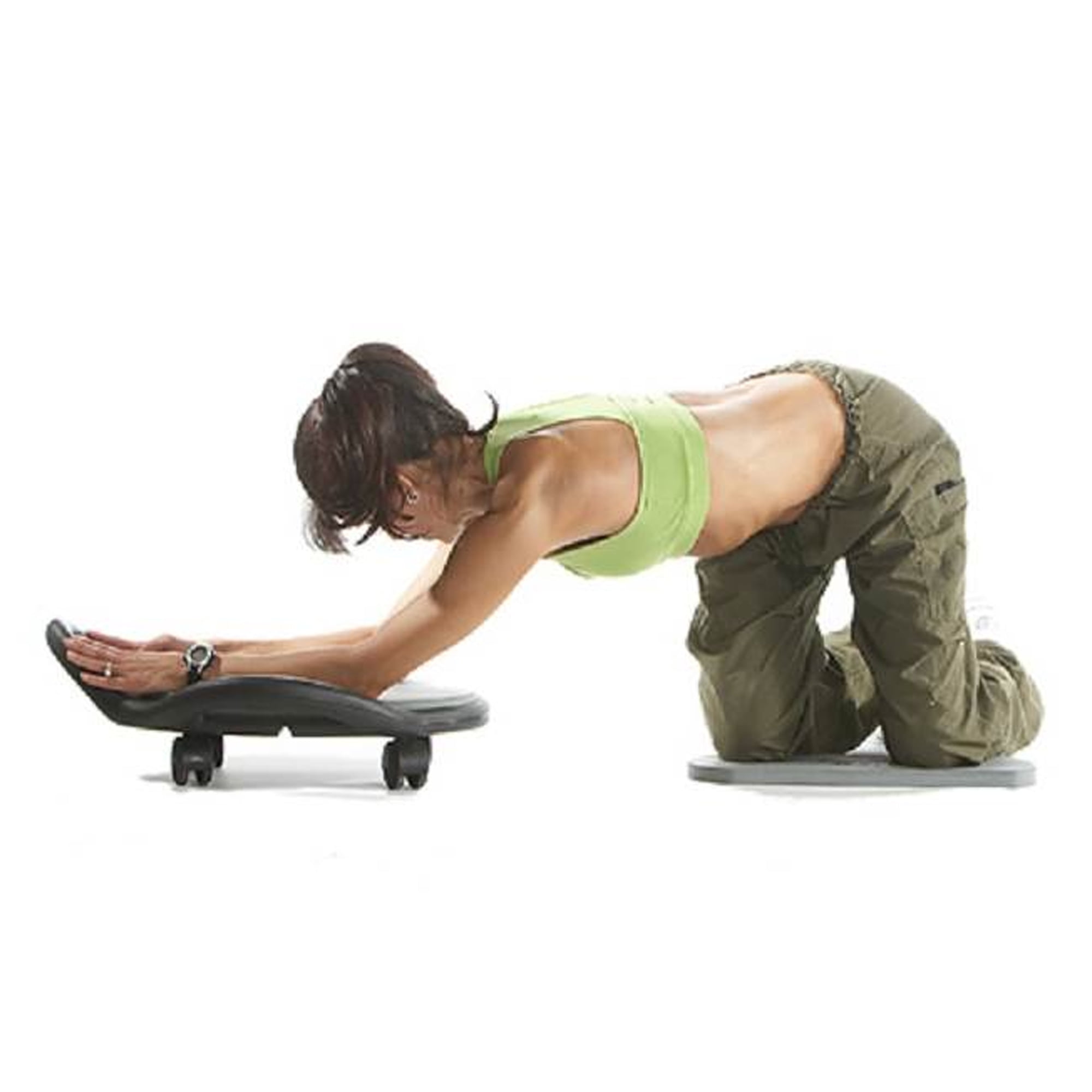 AB Dolly Home Fitness Abdominal Exercise Machine Equipment w/ Workout DVD