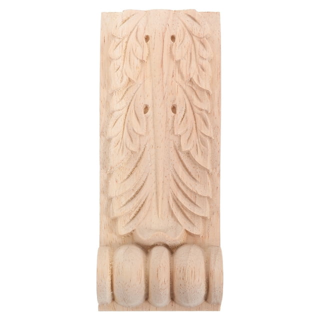 Apliques de madera tallada, esquina de madera, ménsula decorativa de columna romana