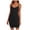 Black, variant on Women Backless Dress Women's Sexy Spaghetti Strap Bodycon Cowl Neck Party Cocktail Maxi Dress(Blue,2XL)