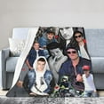 thumbnail image 4 of Josh Hutcherson Blanket Anti-Pilling Throw Blanket Plush Blanket Lightweight & Ultra-Soft, Warm & Comfy Flannel Fleece Blanket for Couch, Bed, Sofa, 60x80, 4 of 6