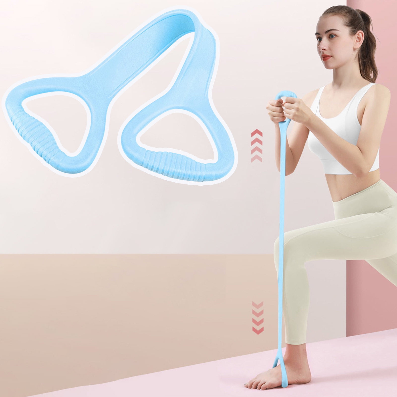 NWOKYZGH Resistance Band with Handles, Elastic Bands for Working Out, Arm, Back, Shoulder Training Elastic Ropes, Exercise Equipment for Yoga, Pilates