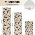 thumbnail image 4 of Beige Chicken Floral Pattern Kitchen Rugs Sets Of 3,Kitchen Runner Rugs Non Skid Washable,Decorative Kitchen Floor Mats for Kitchen,Sink,Laundry,17"x30"+ 17"x47" + 17"x59", 4 of 6