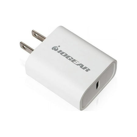 UPC: 0881317520463 | IOGEAR GPAWC20W White GearPower Compact USB-C 20W Charger