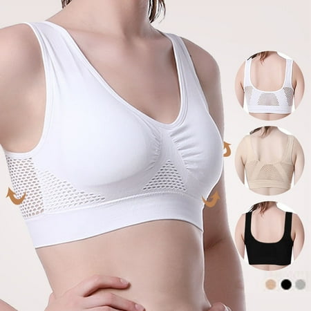 

XHJUN Women s Bras No Wire Wireless Comfort Bra Customize Your Shape & Support: Convertible Straps Easy Pullover Back Smoothing Beige XL