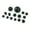 Green, variant on segolike 15 Pieces Multi-sided Numeral Dice Set D100 D60 D30 D24 D20 D16 D12 D10 D8 D7 D5 Green