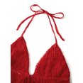 thumbnail image 4 of LMLYSoH Women Tank Tops Lace Tie-Up Halter Neck Casual Vests Summer Backless Sleeveless Tops Streetwear, 4 of 9