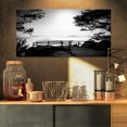 thumbnail image 1 of Full Moon Autumn Midnight in Black - Landscape Photography Canvas Print, 1 of 3