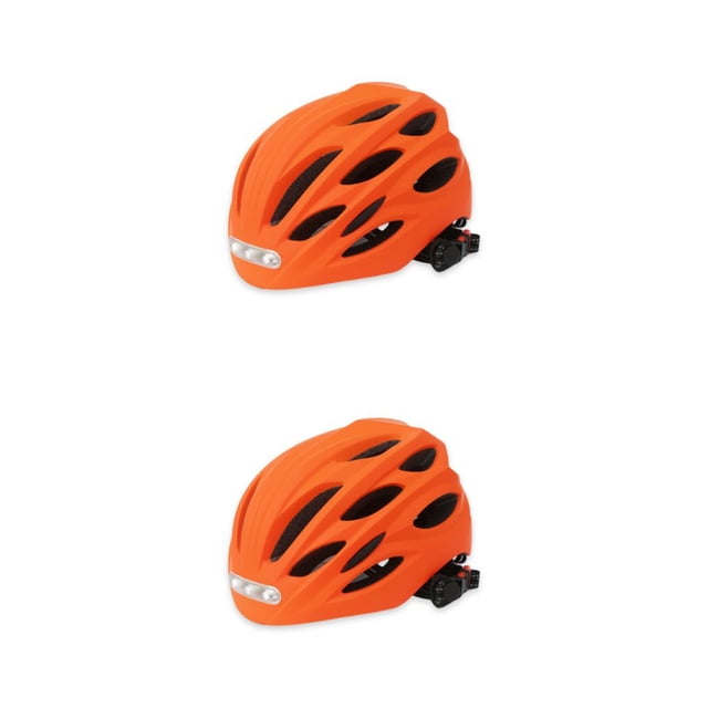 Casco de ciclismo Sonducket ajustable ligero a prueba de golpes con luz LED naranja M naranja METRO