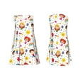 thumbnail image 7 of Yiaed Childrens Party Print Women's Sleeveless Dress, Loose Fit Summer Dress, Casual Sleeveless Dress for Women, 7 of 7