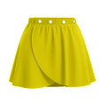 thumbnail image 2 of SWSMCLT Women's Yoga Wrap Skirt Summer Fashion Sport Mid Above Knee Classic Outdoor Thin Fall Elastic Spring Mustard Yellow X-Small-Large, 2 of 2