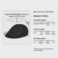 thumbnail image 2 of MEICHEN Men's Mesh Beret Hat Solid Color Driving Work Hat Breathable Newsboy Cap for Men Lightweight Flat Cap, 2 of 3