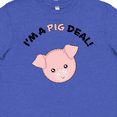 thumbnail image 4 of Inktastic I'm a Pig Deal Cute Pig Pun Youth T-Shirt, 4 of 5
