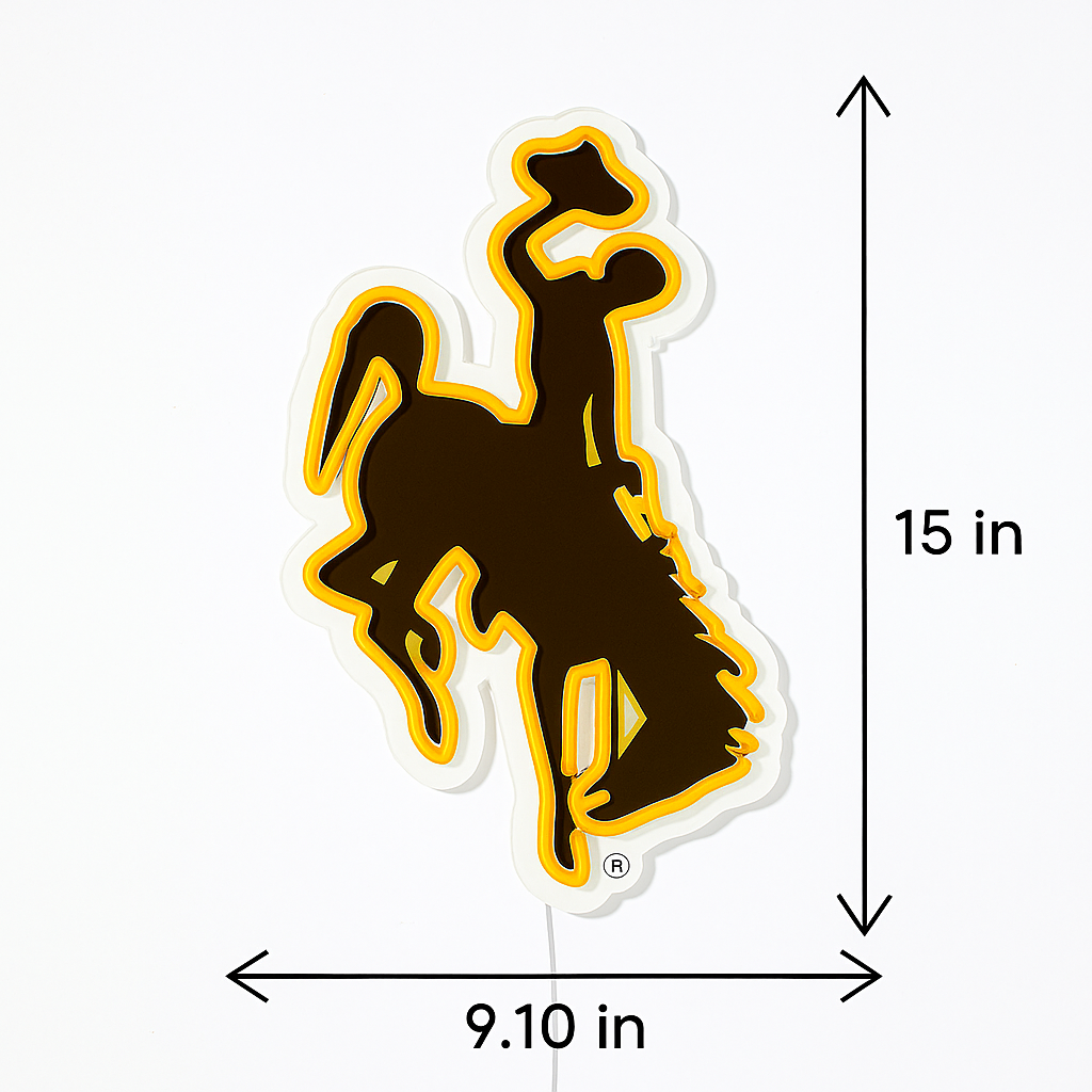 Wyoming Cowboys LED Neon Sign