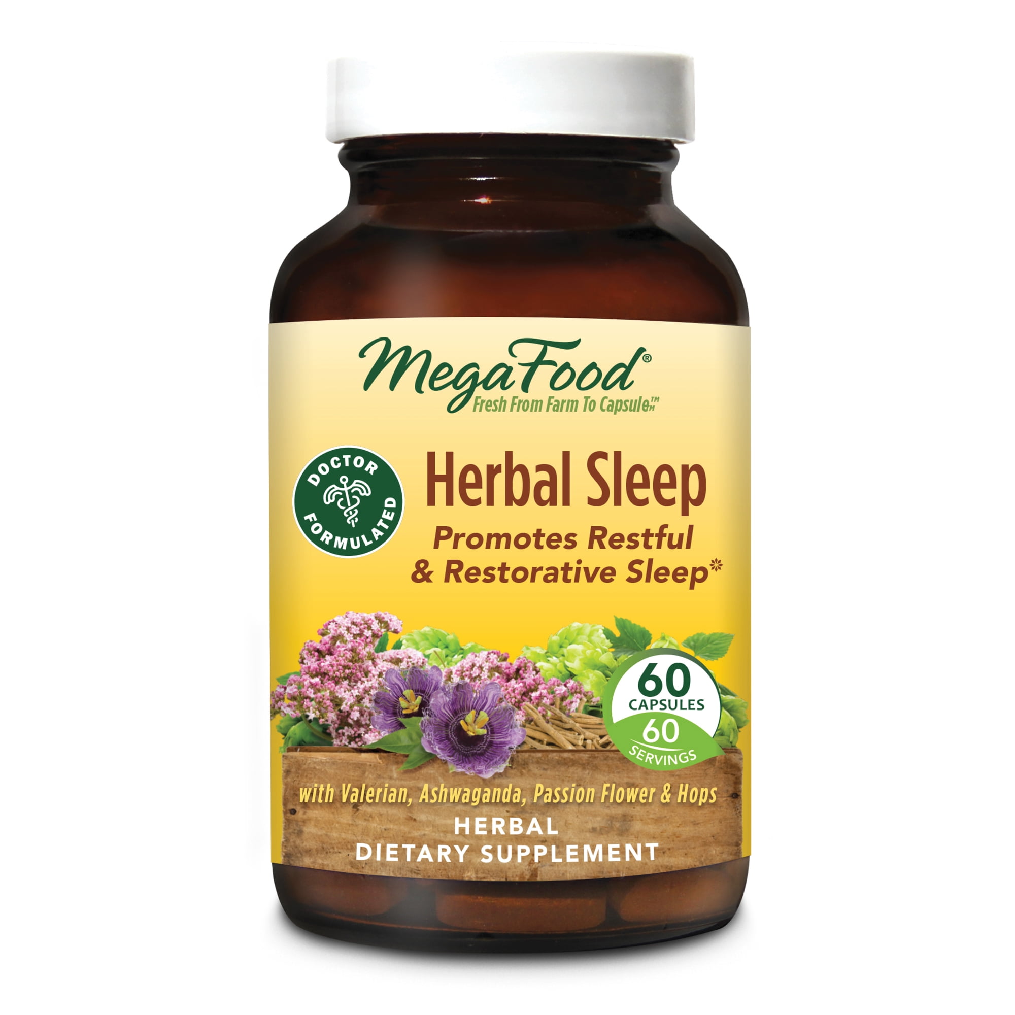 MegaFood, Herbal Sleep, Doctor and Made with Organic