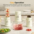 thumbnail image 3 of Sunvivi 250W Electric Food Chopper, 4 in 1 Food Grinder, 3 of 7