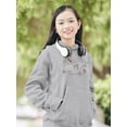 thumbnail image 2 of Axolotl Heart Hoodie Juniors -Image by Shutterstock,  Medium, 2 of 4