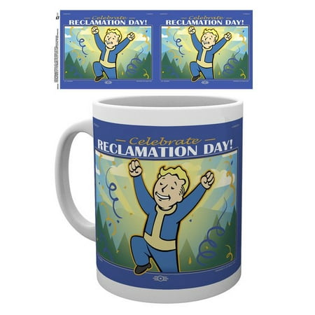 Boy Ceramic - Fallout 76 - Ceramic Coffee Mug / Cup (Reclamation Day - Vault Boy)