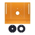 thumbnail image 2 of Router Mesa Placa Insertable Aleación Aluminio Bancos Carpintería con Accesorios Precisión Herramienta Bricolaje Adecuada para Decoración Del Hogar Fa, 2 of 9