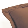 thumbnail image 4 of Ntbay 2 Pack Double Brushed Microfiber Standard Pillow Shams with 2" Flange, Wrinkle, Fade, Stain Resistant Sham, 20"x26", Brown, 4 of 5
