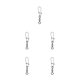 thumbnail image 2 of Greeniant Paquete de 10 pines de conector de pesca de acero inoxidable, rodamiento de anzuelo portátil a presión, aparejos de anzuelo para profesional Type2 NO2 Greeniant  CBP493737, 2 of 4