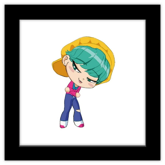 Gallery Pops® Netflix KPop Demon Hunters (2025) - Chibi Saja Boys Baby Wall Art, Black Framed Version