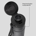 thumbnail image 3 of Contigo AutoPop Leakproof Water Bottle with Carry Strap and Agitator Ball, 24 oz (709 ml), BPA-Free, Dishwasher Safe, Protein Shaker Mixer Bottle, 3 of 8