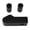 Black, variant on Long Lasting Quick Install Motorcycle Headlight Mount Block Upgrade Kits Sturdy Aluminum Construction Easy Installation