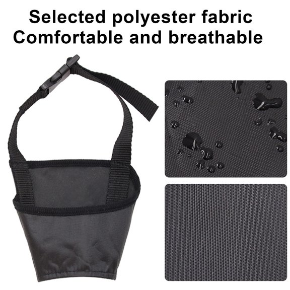 Bobasndm Practical Pet Muzzle Easy to Use for Outdoor Skin-friendly