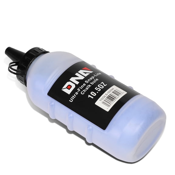 DNA Motoring TOOLS-00094 DNA MOTORING 10.5 Oz High Visibility Chalk Bottle Wood Concrete Wallboard or Metal Marking