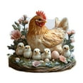 thumbnail image 2 of Mother's Day Hen Protects Chick 2D Acrylic Home Decor, 2 of 6