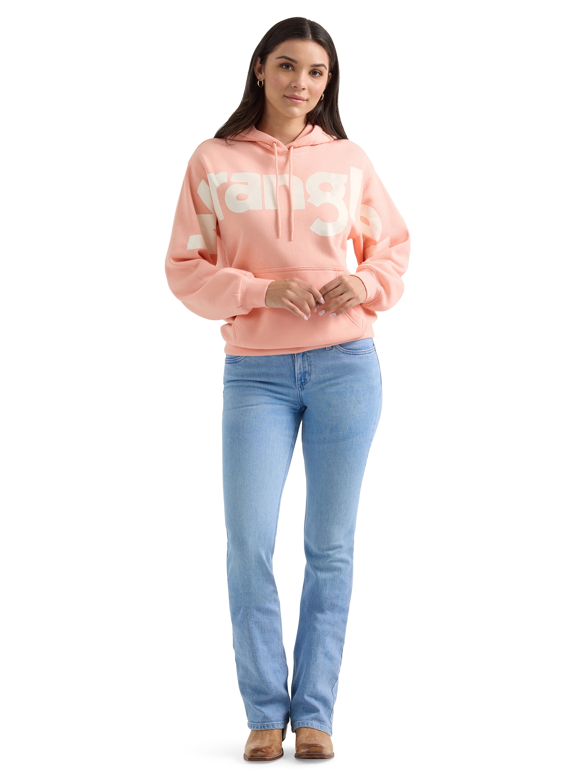 Wrangler® Women's Western Hooded Sweatshirt, Sizes XS-3XL