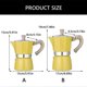 thumbnail image 3 of 3/6 Cup Coffee Brewer Pot Household Small Espresso Pot 150ml/300ml Wood Handle Espresso Maker Pot Hand Brewed Coffee Pot 2025, 3 of 5