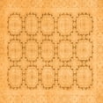 thumbnail image 1 of Ahgly Company Indoor Square Abstract Orange Modern Area Rugs, 5' Square, 1 of 4