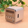 thumbnail image 2 of TD-V26 Mini Portable Sound Speaker Support TF Card FM Radio AUX Stereo Music Player Bluetooth Speaker, 2 of 5
