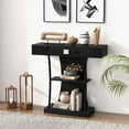 thumbnail image 2 of ANHXN Console Table with Storage Drawer & Shelves, Narrow Sofa Table, Behind Couch Table, Modern Foyer Table, Small Entryway Table for Living Room, Hallway, 2 of 16
