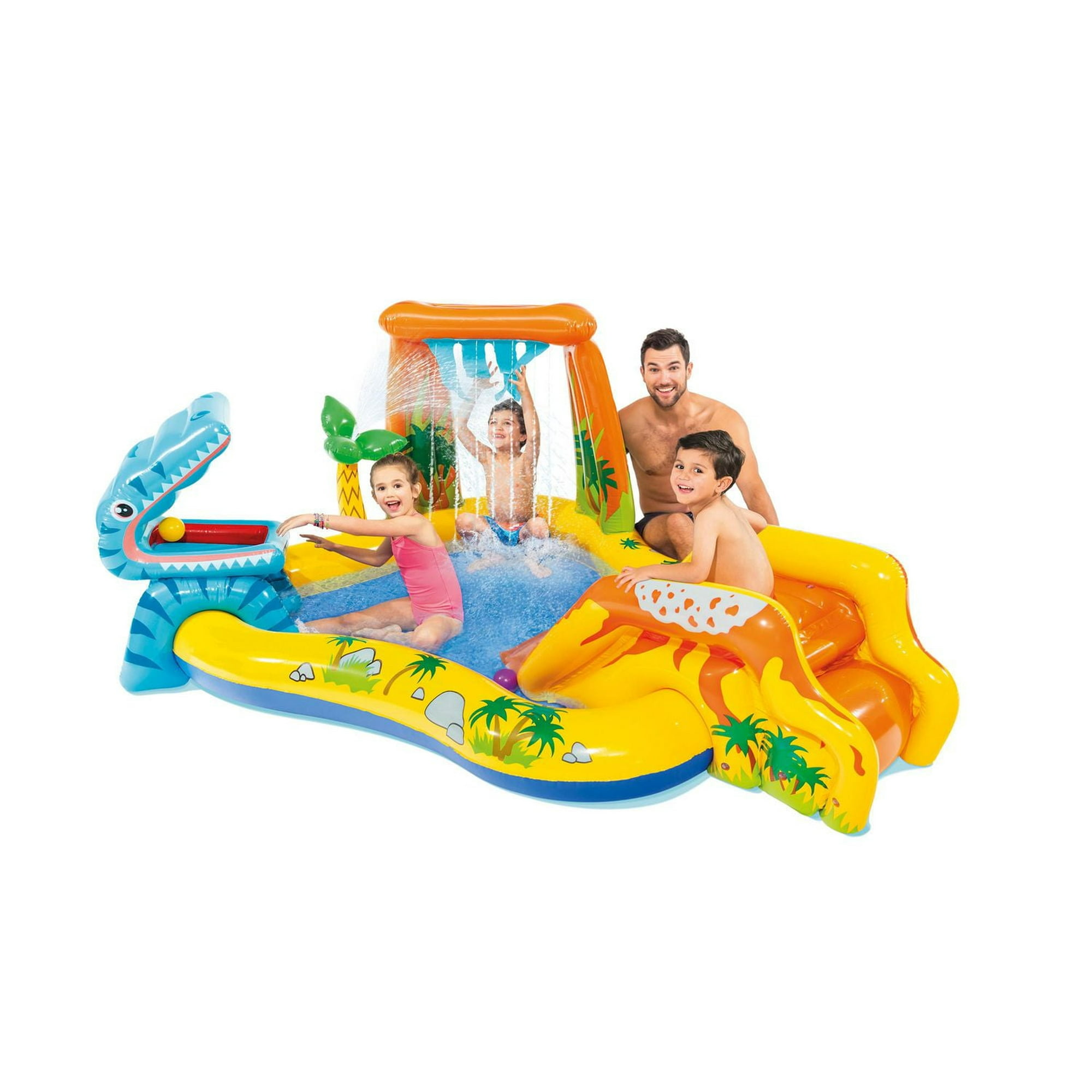 Intex Dinosaur Inflatable Play Center with Slide