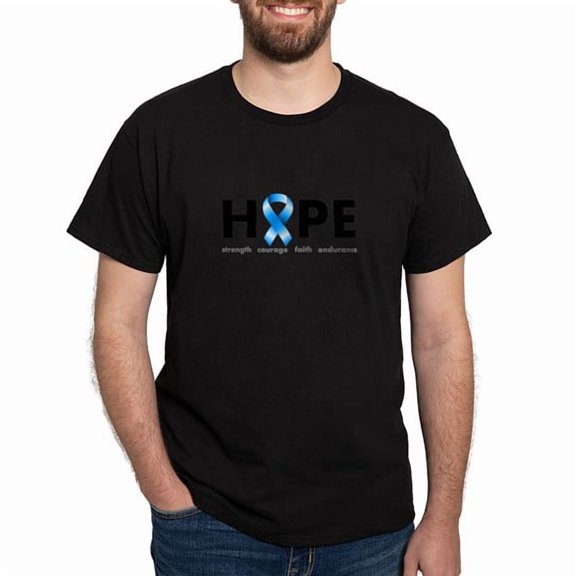 CafePress - Blue Ribbon Hope Clothing Men's Value T Shirt - Men's Classic Cotton T-Shirts
