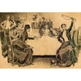 thumbnail image 3 of Charles Dana Gibson 14x11 Black Modern Framed Museum Art Print Titled - The Story of the Hunt (1898), 3 of 5