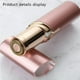 thumbnail image 3 of Eliminador de pelo facial para las mujeres, afeitadora eléctrica de la cara de oro rosa para las mujeres para la depilación instantánea e indolora, oro rosa, 3 of 4