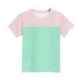 thumbnail image 4 of ATOGUTA T Shirts Boys Short Sleeve Crew Neck Summer Trendy T-Shirts Clothes for Teen Boys Mint Green, Size 2T-13, 4 of 6